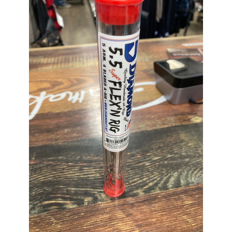 Diamond Umbrella Rig Bladed 5.5 Nickle 5 Arm, 4 Blade