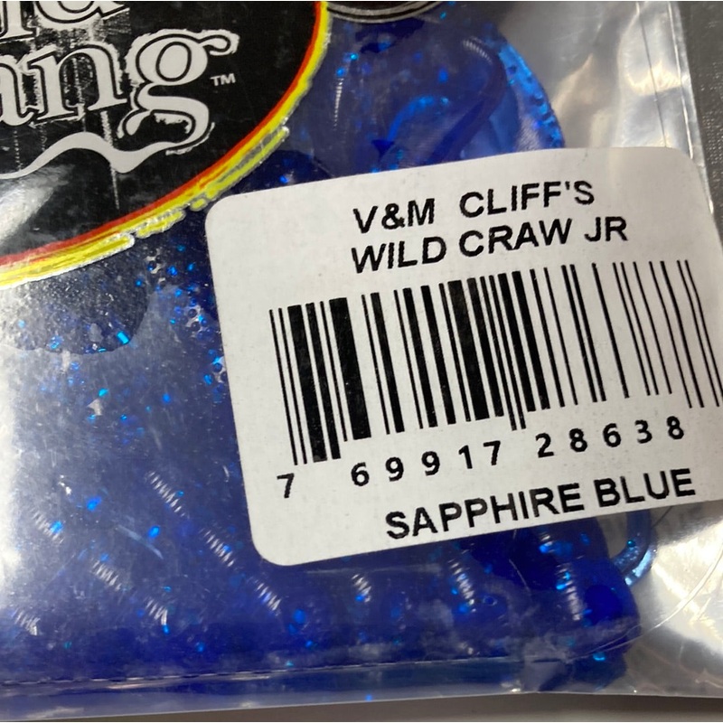 V&M Wild Craw Jr – Sapphire Blue