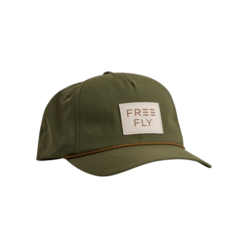Free Fly Wave 5-Panel Hat-Dark Olive