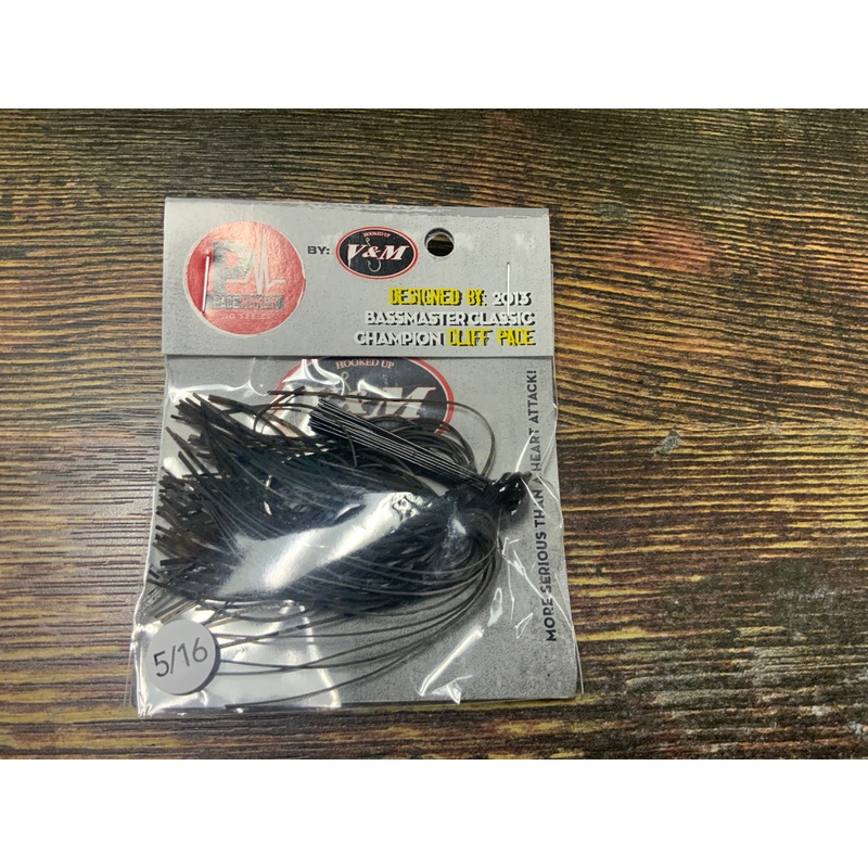 V&M Skipping Jig 5/16 oz. Green Pumpkin
