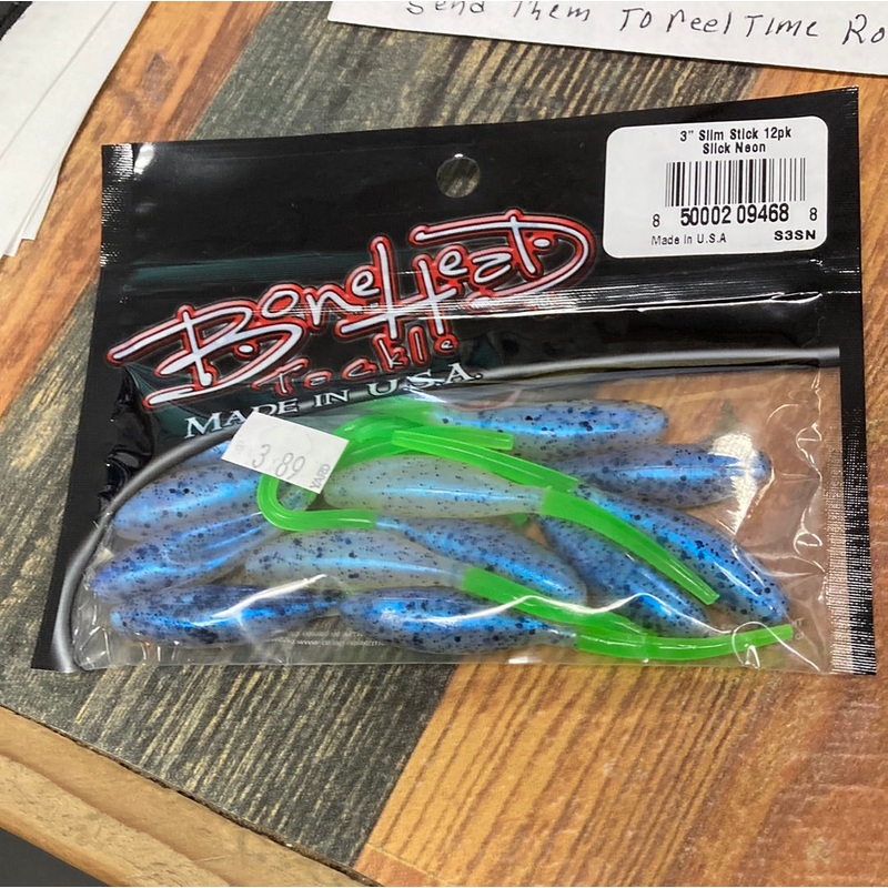 Bone Head Slim Stick 3″ Slick Neon