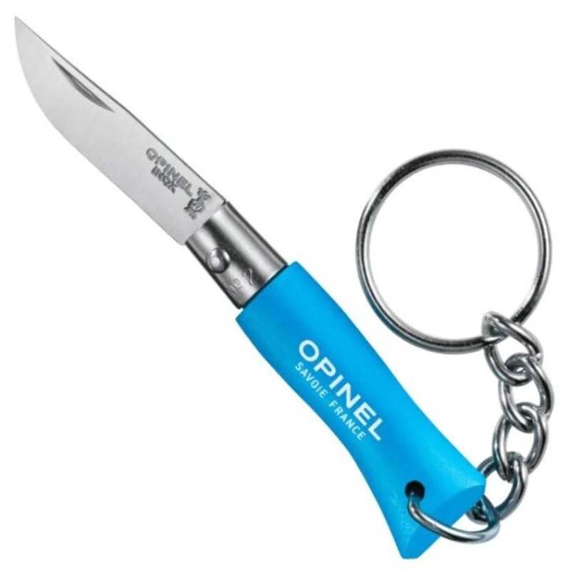 Opinel No.02 Stainless Steel  Keyring Colorama Pocket Knife
