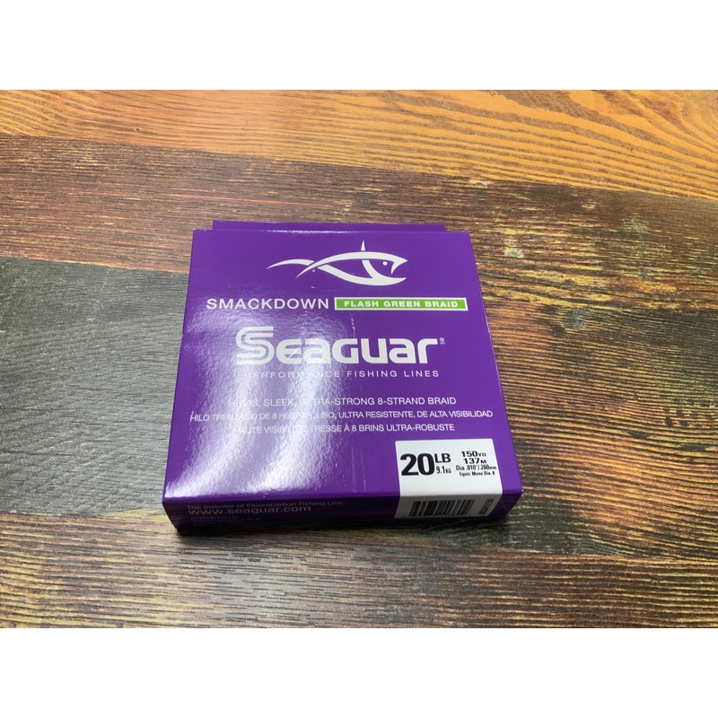 Seaguar Smackdown Braid 20lb. 150 yds – Flash Green