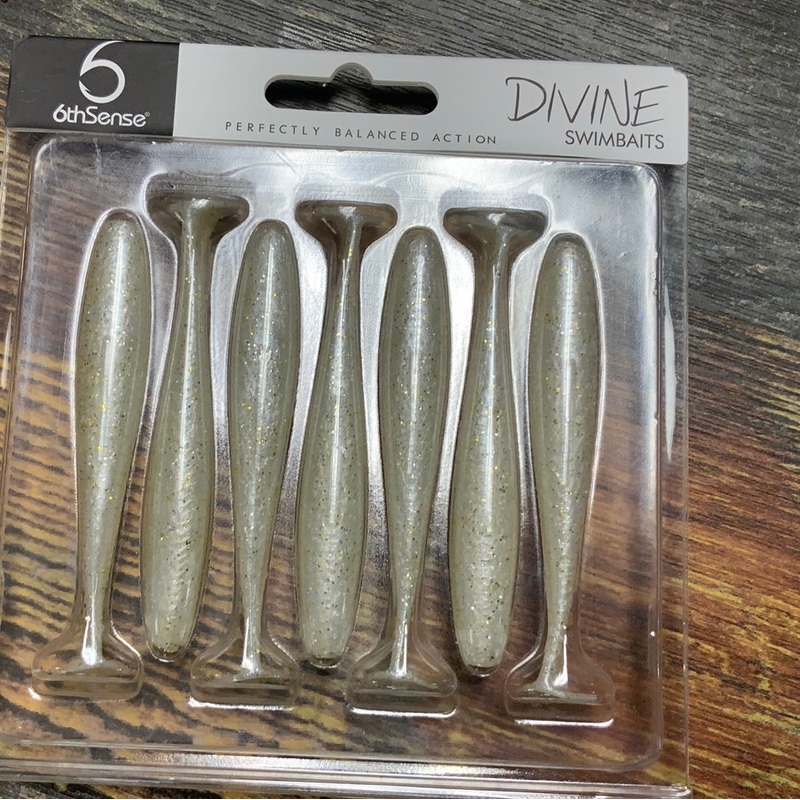 6th Sense Divine Swimbaits 3.2″ Platinum White