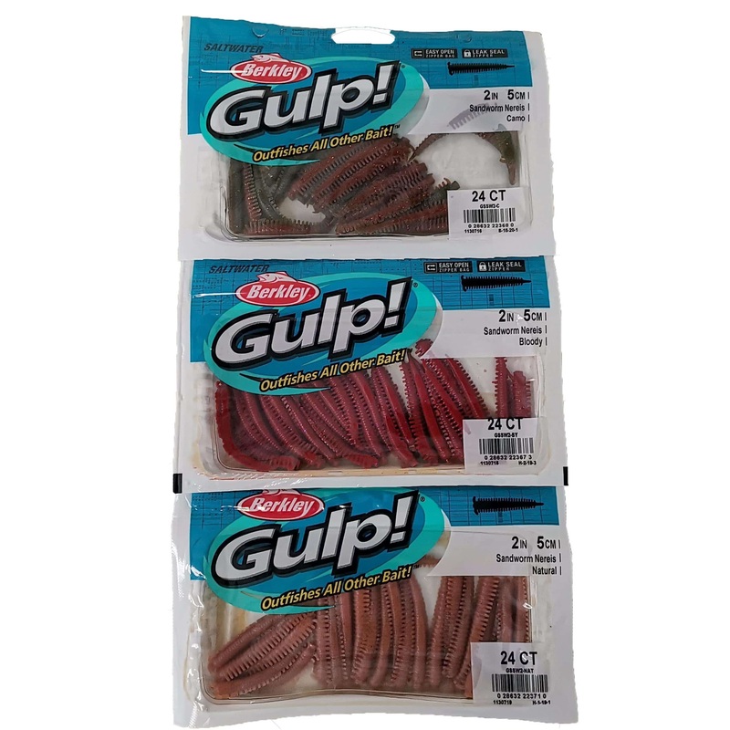 Berkley Gulp Sandworm Lures