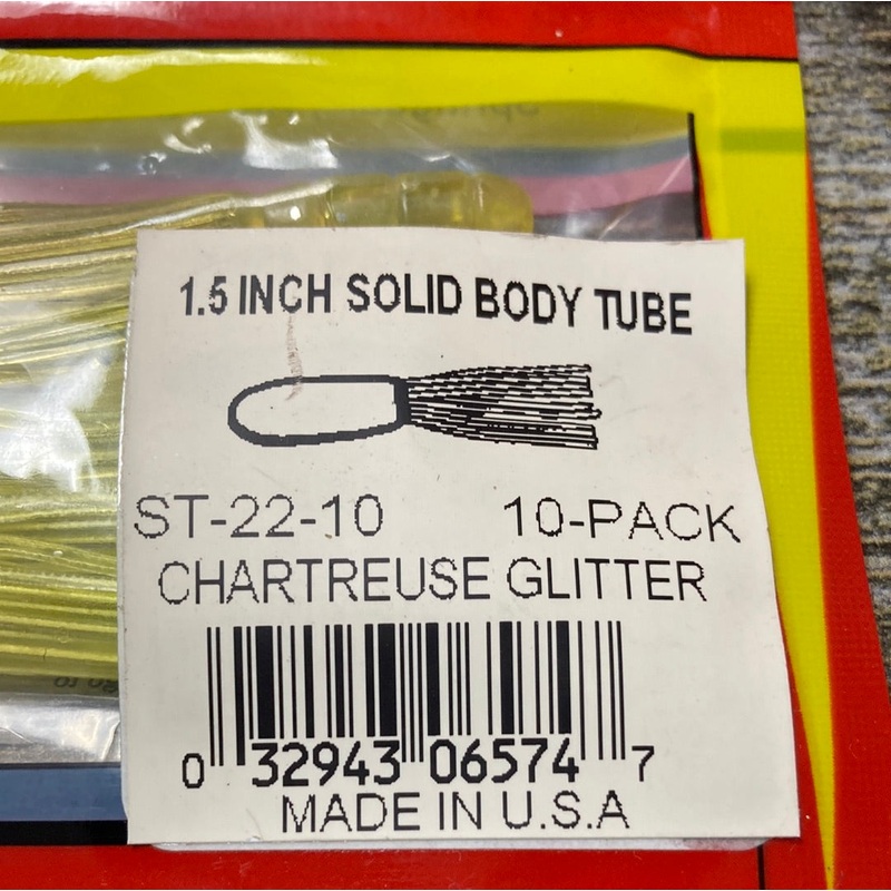 Arkie 1.5 Crappie Tube Chart-Glitter