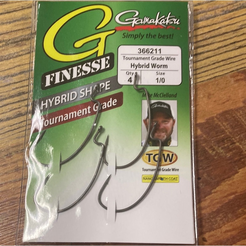 Gamakatsu Finesse Hybrid Worm Hook 1/0