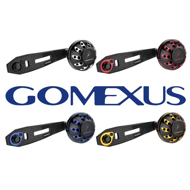Gomexus Carbon Handle with Aluminum Knob for Baitcasting Reels