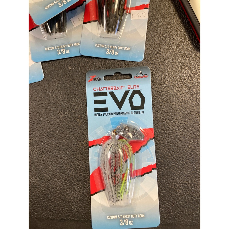 Z Man Chatterbait EVO 3/8 oz 5/0 Glitter Bomb