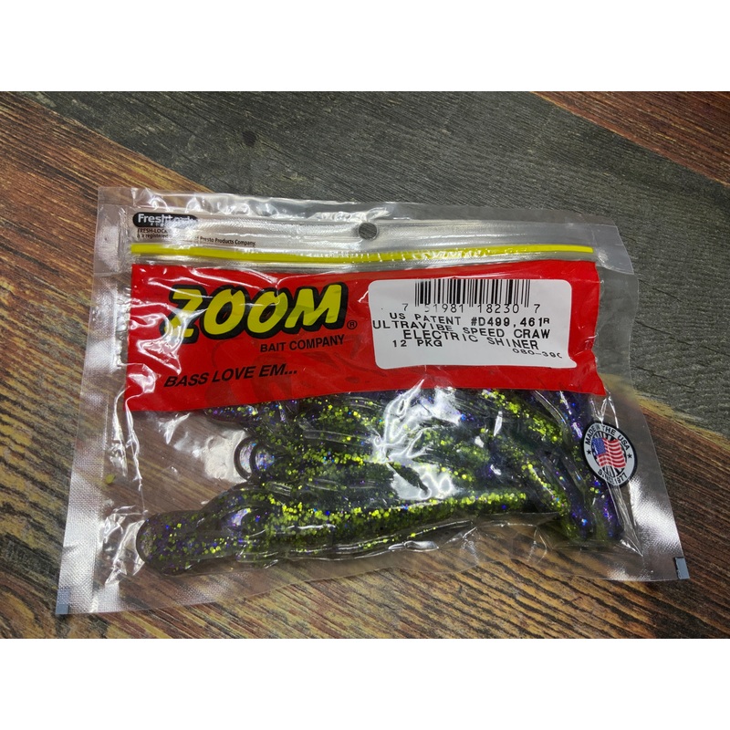 Zoom U-V Speed Craw – Electric Shiner