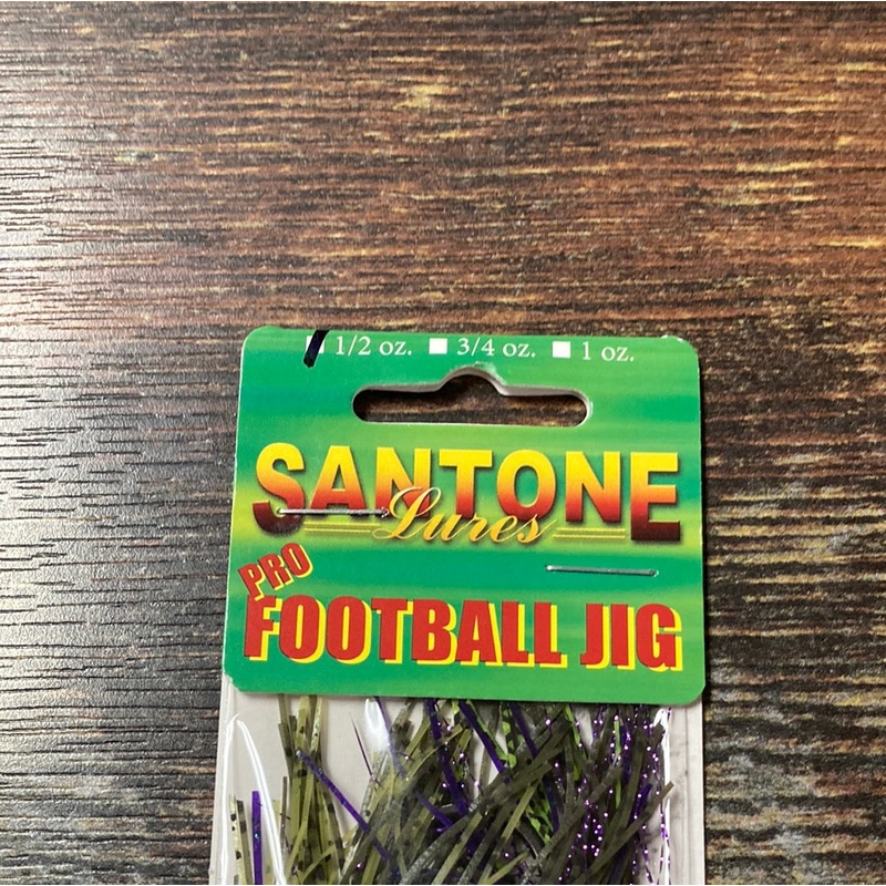 Santone Pro Football Jig 1/2 oz. Mexican Heather