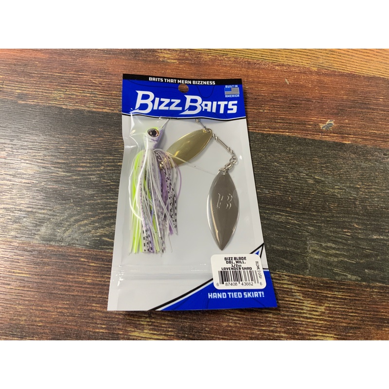Bizz Baits Dbl Willow 3/8 oz. Lavender Shad