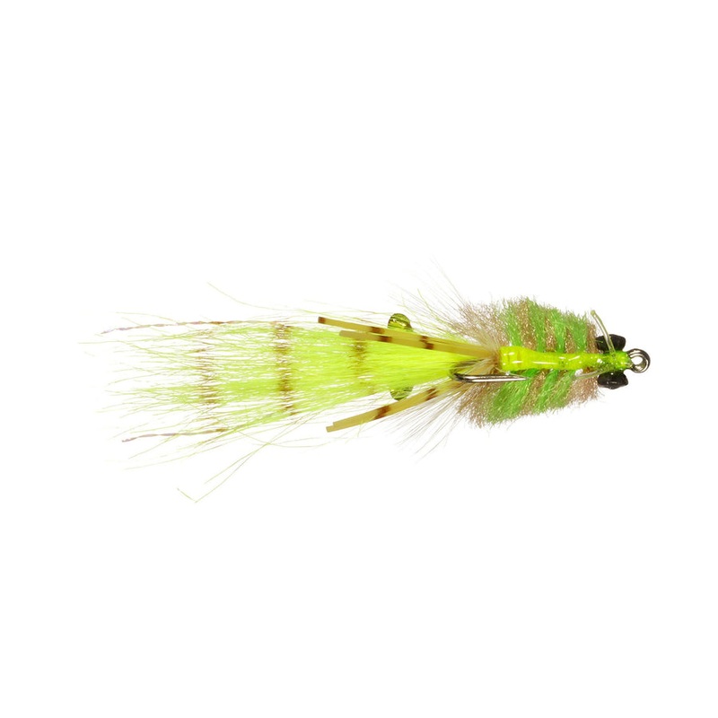 Rainy’s Flies Colby’s Tan/Chartreuse Mini Corona Toad