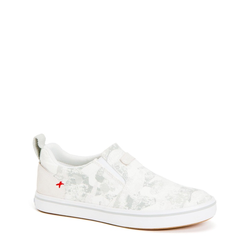 Xtratuf Women’s Canvas Sharkbyte Deck Shoes White Camo