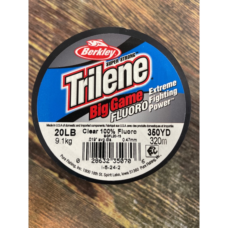 Berkley Trilene BG Fluoro 20lb. 350 yd. Clear