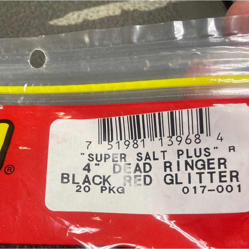 Zoom 4 Dead Ringer –  Black Red Glitter