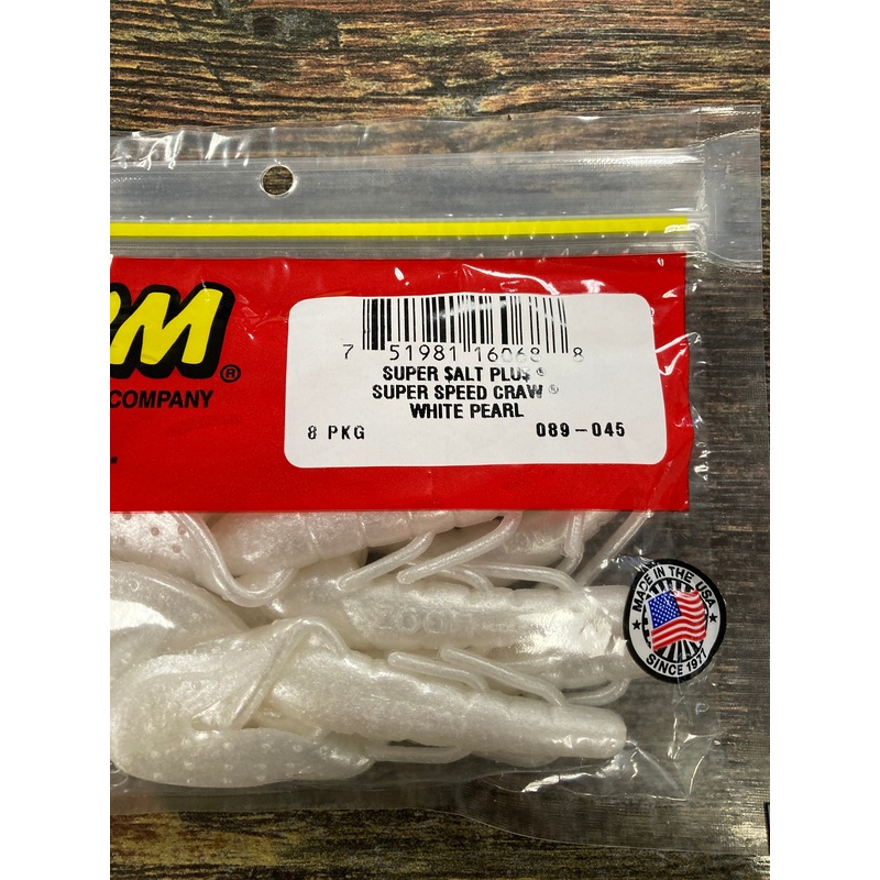 Zoom Super Speed Craw – White Pearl