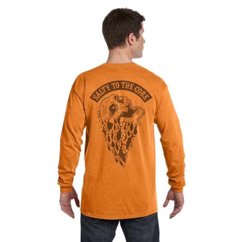 BHO “Salty To The Core” Schoolin’ Skull Long Sleeve Shirt (2024 Version)