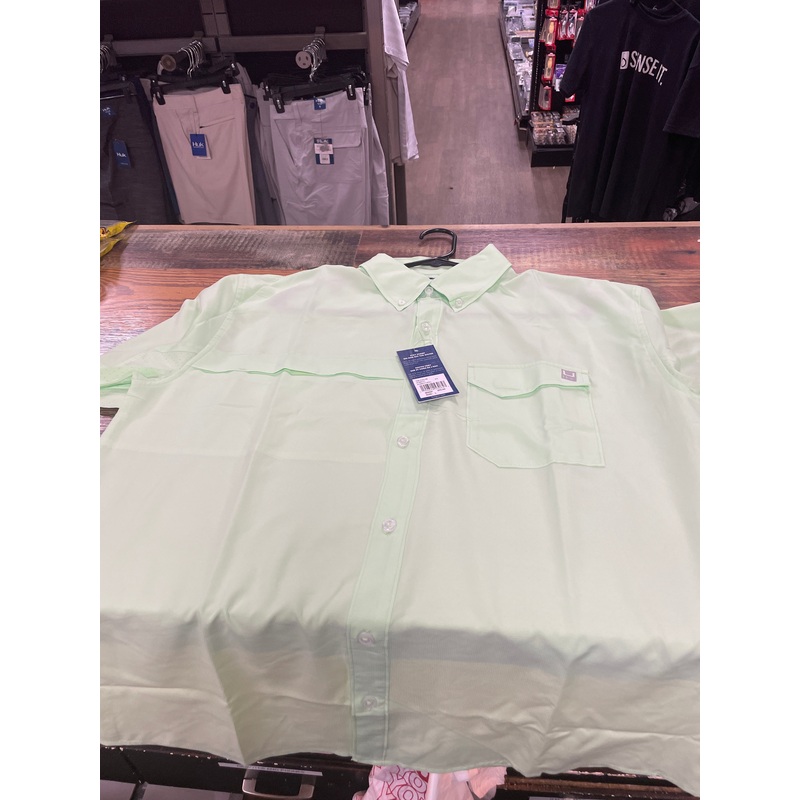 HUK Tide Point SS H1500171 lite green size L
