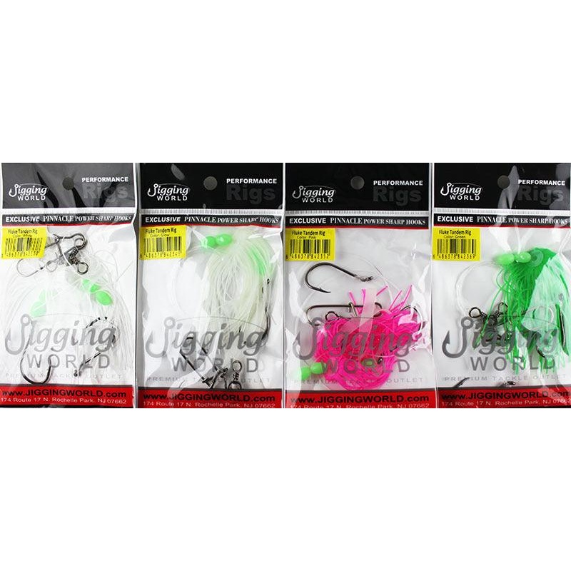 Jigging World Micro Silicone Skirt Tandem Rigs