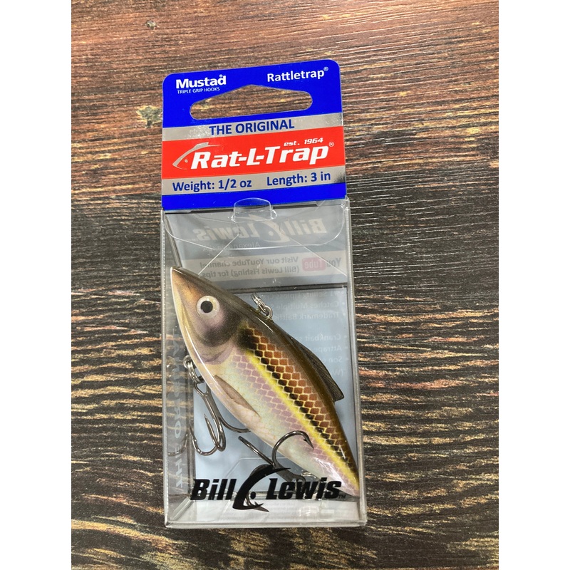Mustad Rat-L-Trap 1/2 oz. 3″ Gizzard Shad