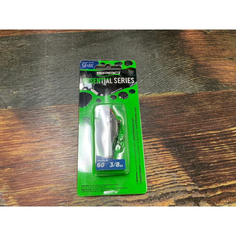 Spro Aruku Shad 60 – 3/8 oz. Chrome Black