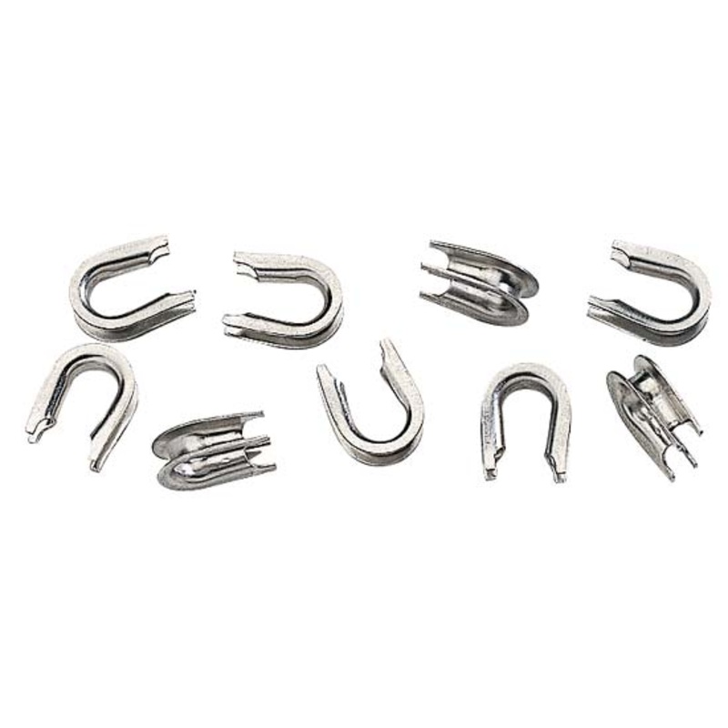 Stainless Steel 2.0mm Thimbles 50pk