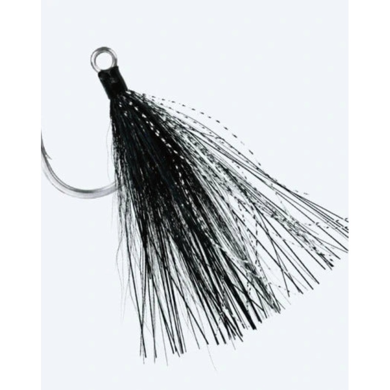 BKK Lone-Diablo Bucktail Teaser Hook In Black