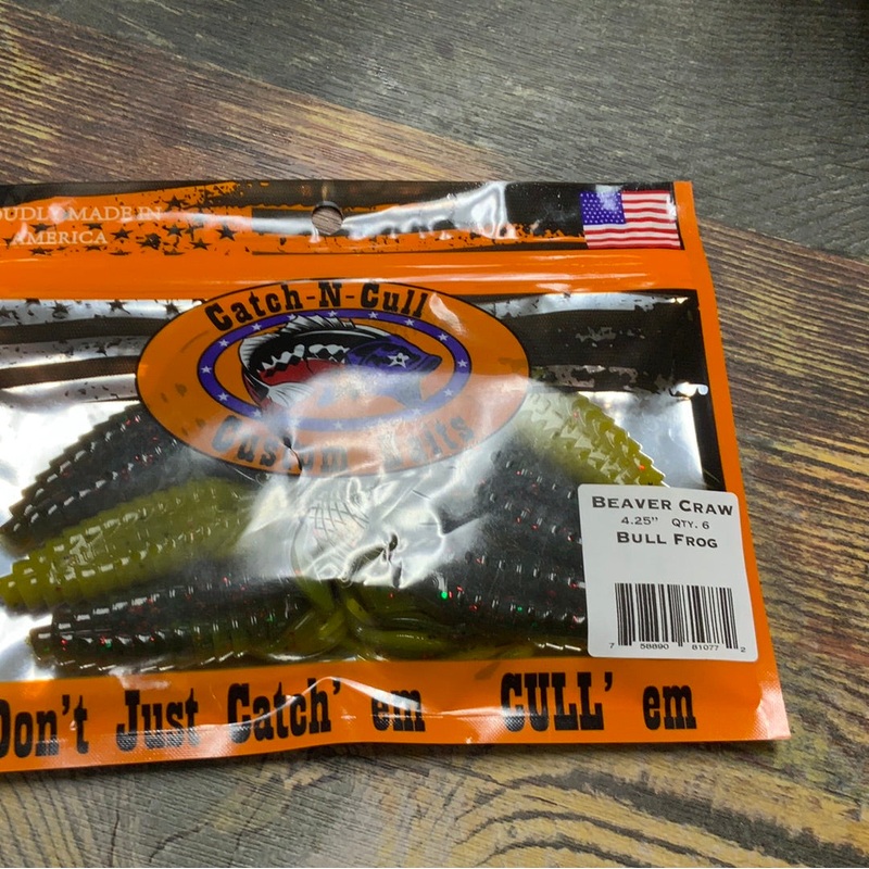Catch-N-Cull Beaver Craw 4.25 Bullfrog