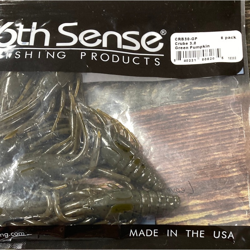 6th Sense Crube 3.0″ Green Pumpkin