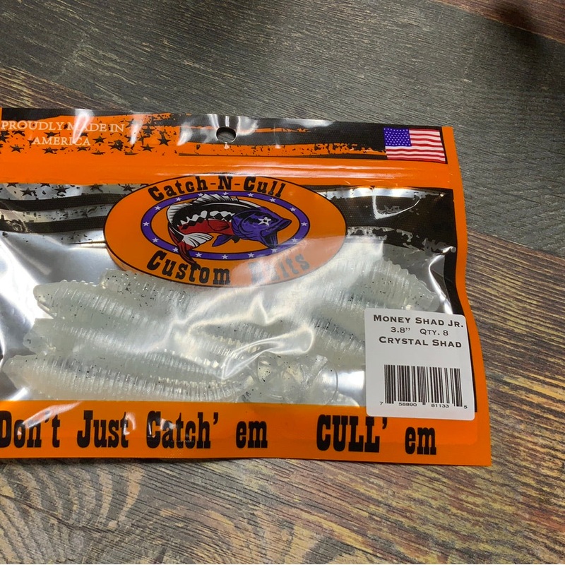 Catch-N-Cull Money Shad Jr. 3.8″ Crystal Shad