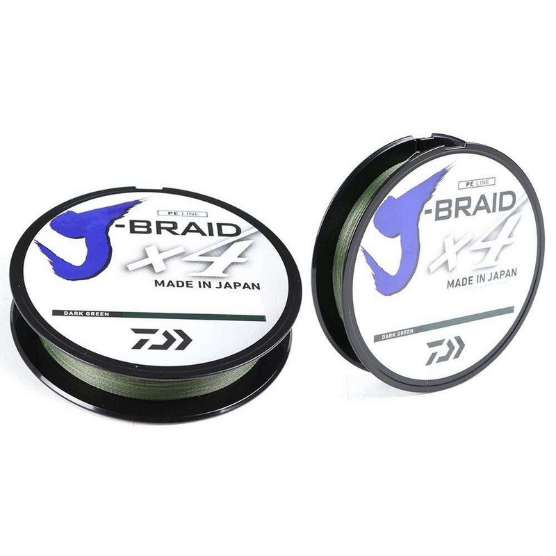 Daiwa J-Braid x4 Dark Green 150yds