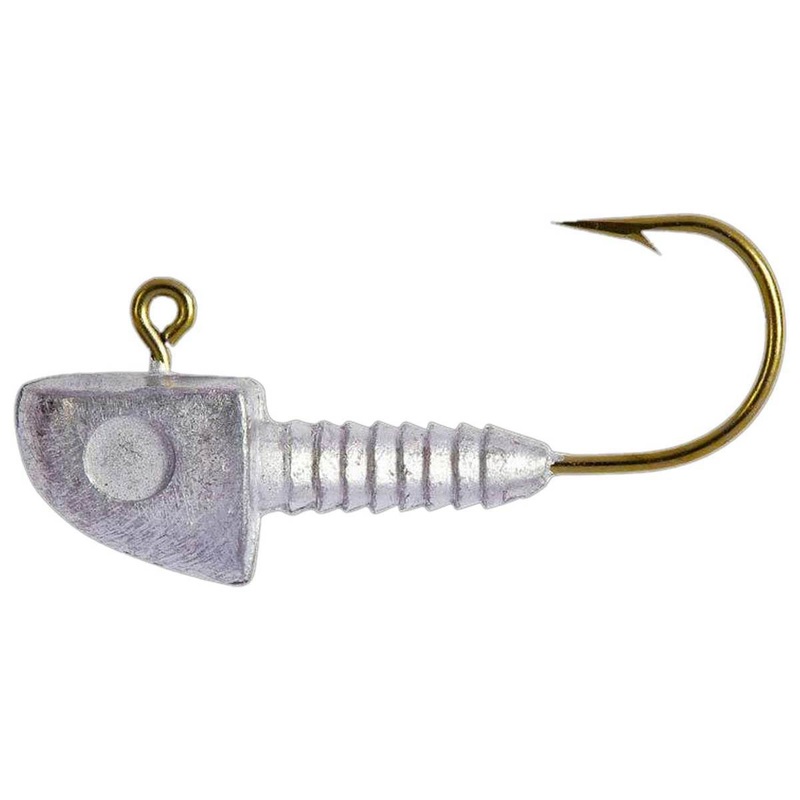 Lunker City Ultralite Fin-S Swimbait Jig Head – Unpainted, 1/16oz