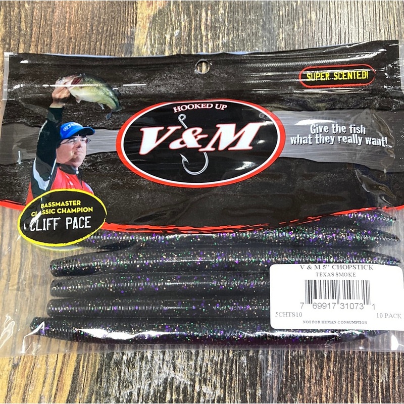 V&M Chopstick 5″ Texas Smoke.