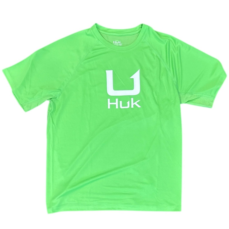HUK Icon SS Crew Green Medium