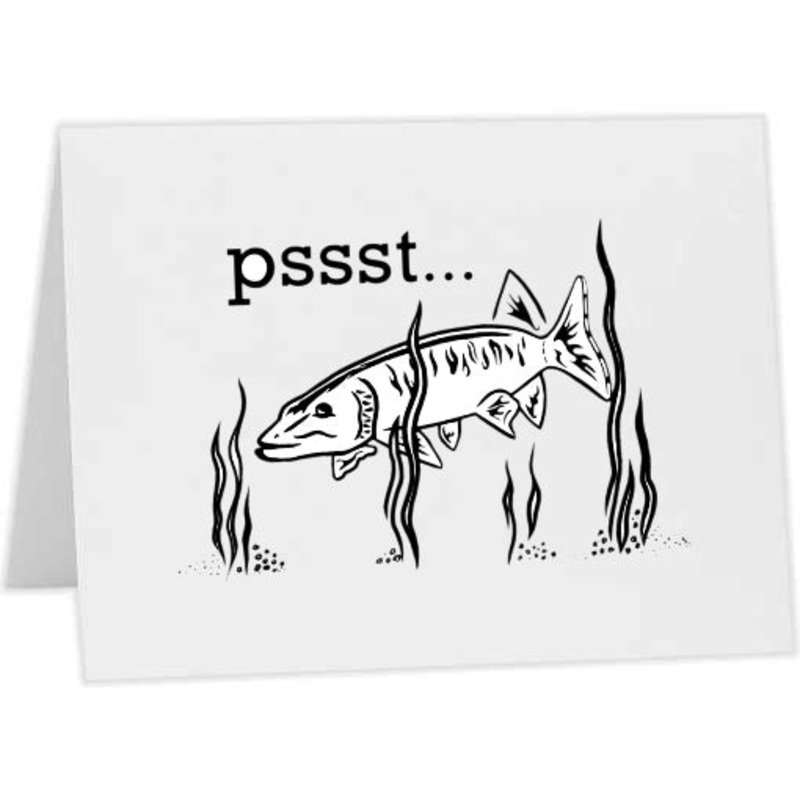 Musky Shop Greeting Cards