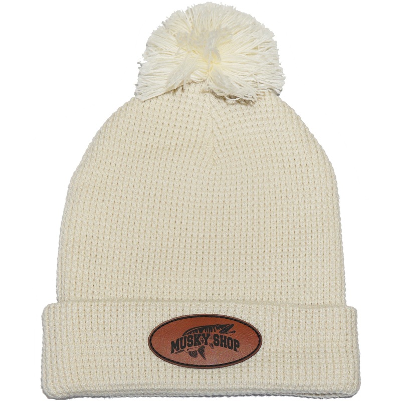 Musky Shop Pom Beanie Ivory