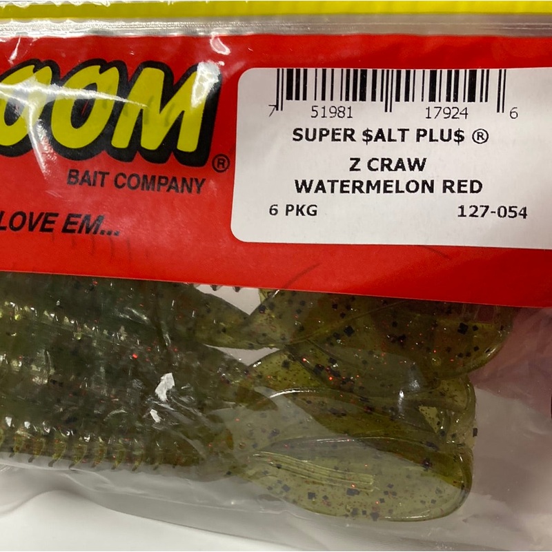 Zoom Z Craw – Watermelon Red