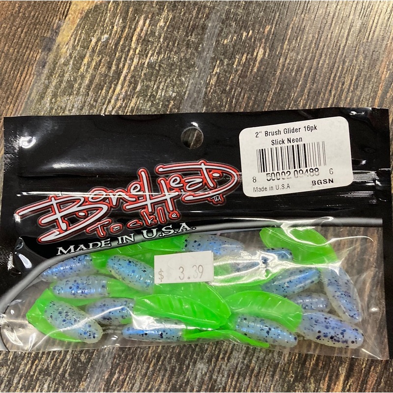 Bone Head Brush Glider 2″ Slick Neon