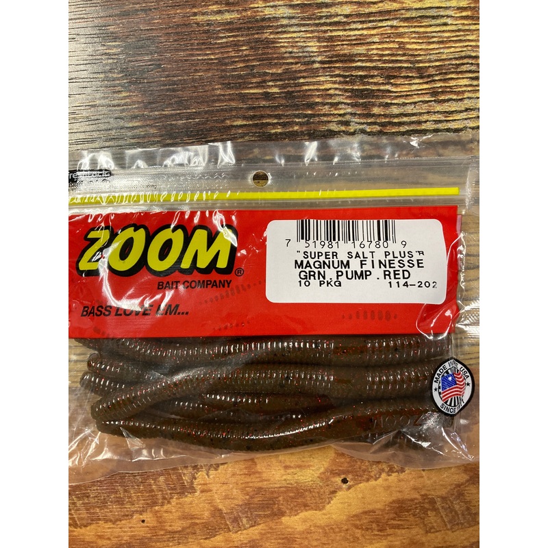 Zoom Mag Finesse – Green Pumpkin Red