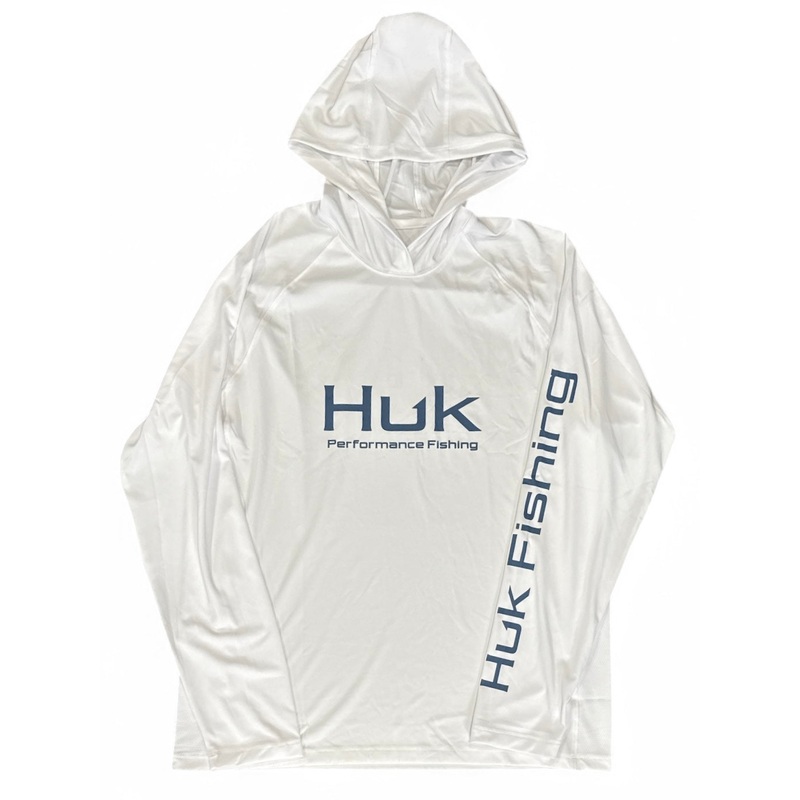 HUK Pursuit Hoodie White XXL