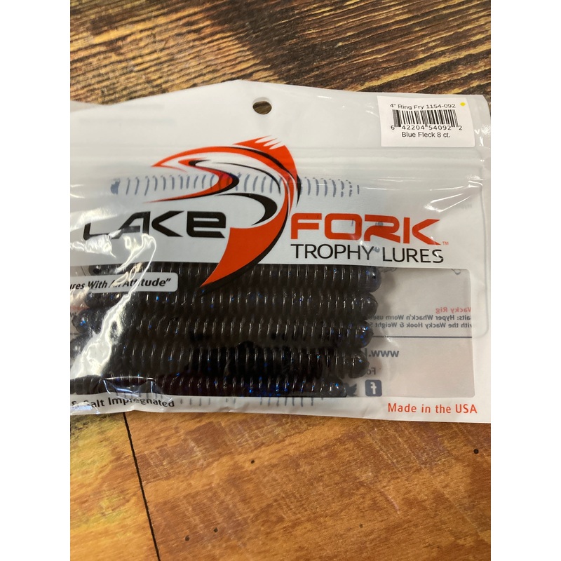 Lake Fork Ring Fry 4″ Blue Fleck