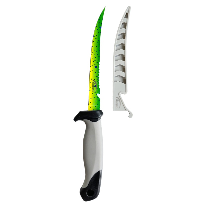 DANCO Tournament Series  7″ Mahi Mahi Fillet Knife with Molded Sheath