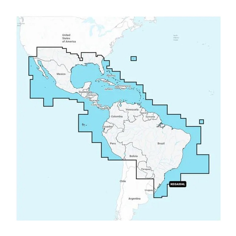 Garmin Navionics+ NSSA004L – Mexico, the Caribbean to Brazil – Inland  Coastal Marine Chart [010-C1285-20]