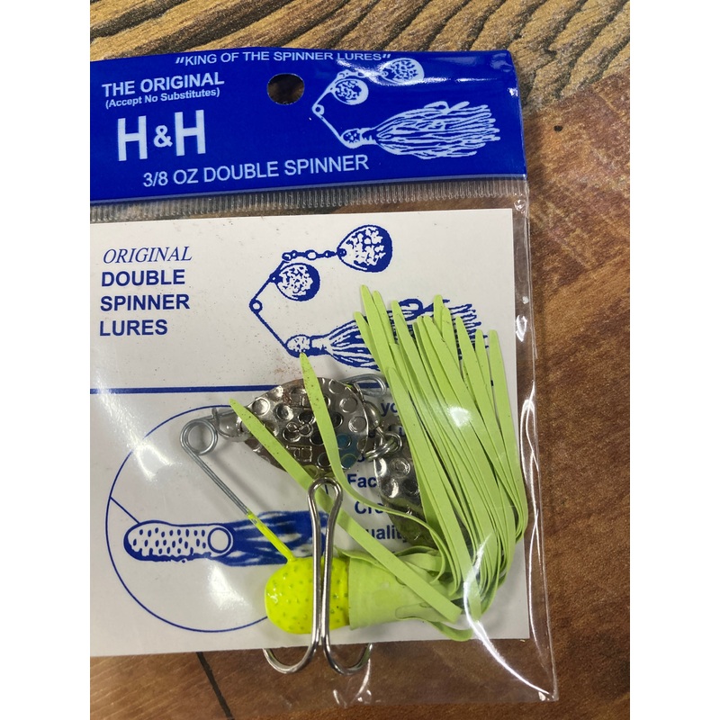 H&H Spinner Bait 3/8 oz  Chart/Chart