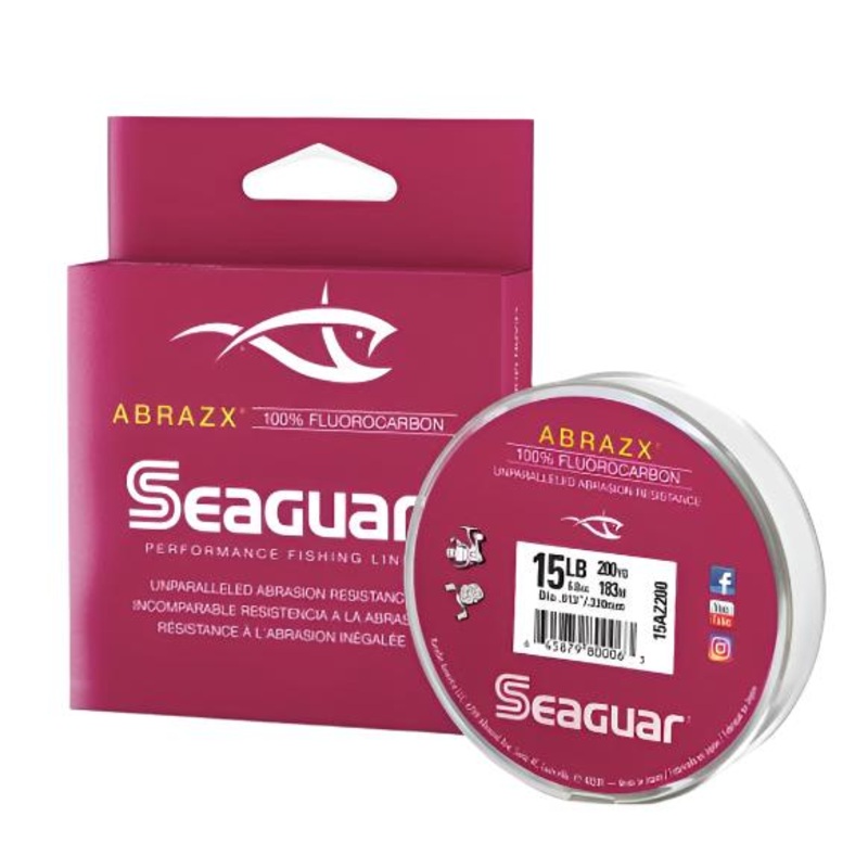 Seaguar Abrazx Fluorocarbon Line 200 Yards