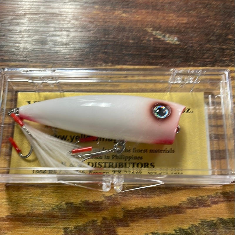 Yellow Magic Magnum Popper – White Shad