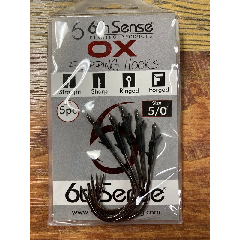 6th Sense OX Flipping Hooks 5/0