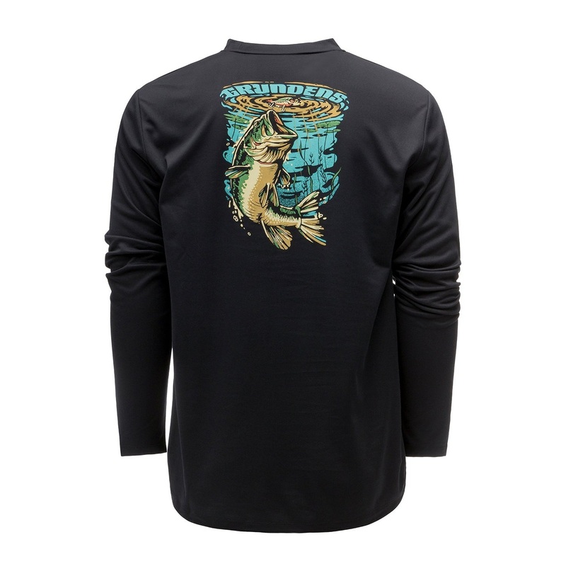 Grundens Bass Popper LS Tech Tee