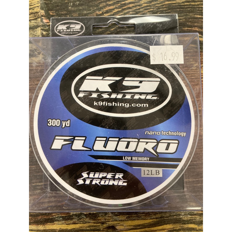 K9 Fishing Fluoro 12 lb. 300 yd